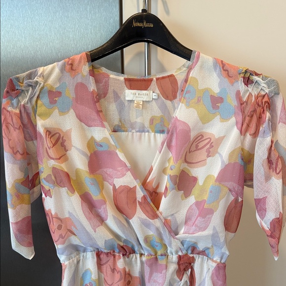Ted Baker Multicolor Sheer Blouse - Picture 2 of 6